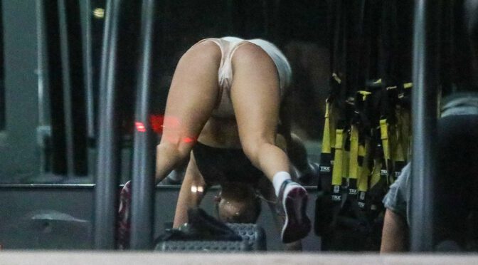 Addison Rae’s Sexy Ass in Sexy Shorts at Gym in Beverly Hills