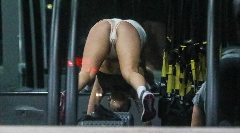 Addison Rae’s Sexy Ass in Sexy Shorts at Gym in Beverly Hills