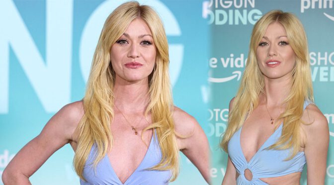 Katherine McNamara Gorgeous in Sexy Dress at “Shotgun Wedding” Premiere in Hollywood