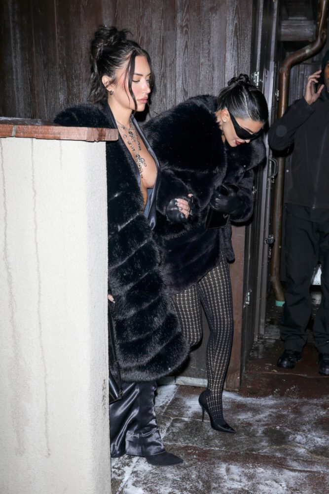 Kylie Jenner And Anastasia Karanikolaou Sexy Boobs
