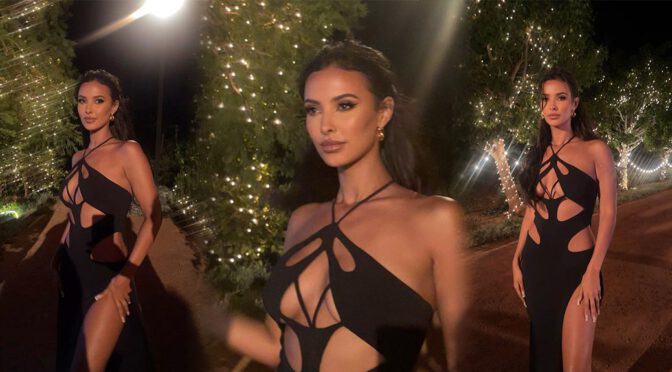 Maya Jama Sexy Legs And Boobs