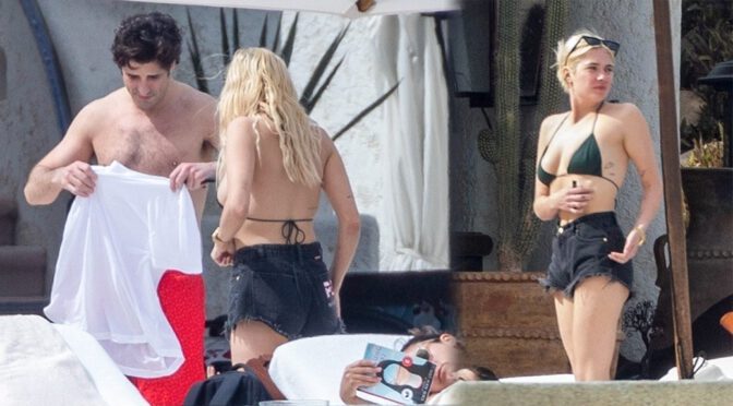 Ashley Benson Sizzles in Bikini Top and Sexy Shorts in Los Cabos