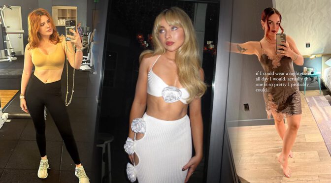 Sabrina Carpenter’s Sexy Body and Other Celebrities in a Weekly Instagram/Twitter Roundup