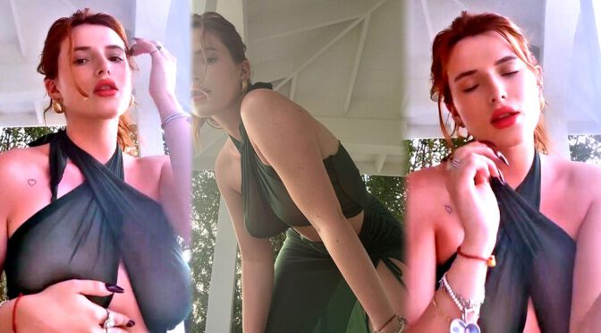Bella Thorne Flaunts Pierced Nipples in Latest Video