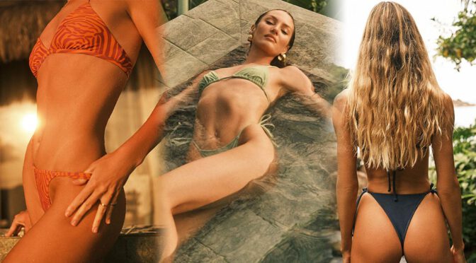 Candice Swanepoel Flaunts Sexy Body in Bikini for Tropic of C Photoshoot