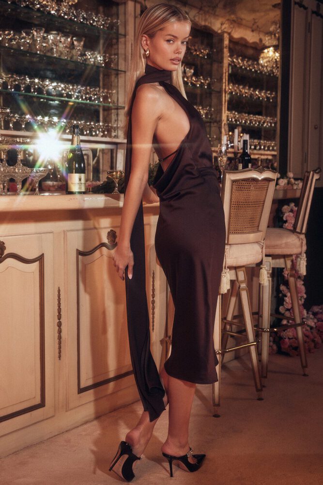 Frida Aasen In Glamorous Dresses