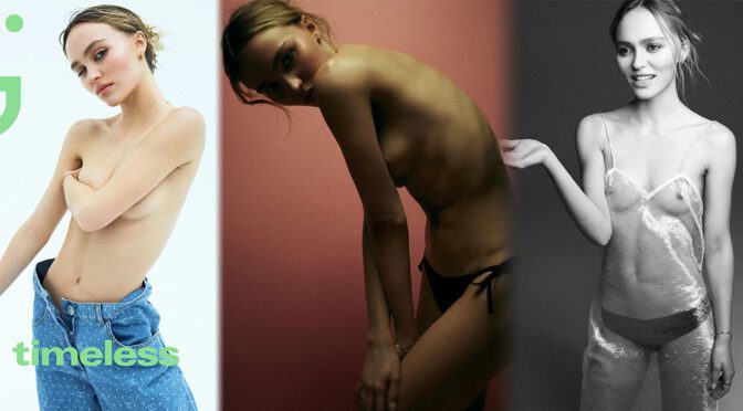 Lily-Rose Depp Stuns in Topless Photoshoot for i-d Magazine’s Timeless Issue