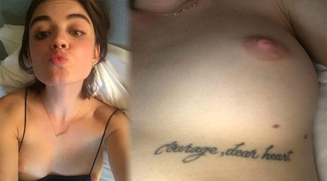 Lucy Hale Topless Boobs
