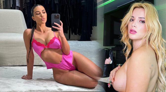 Kim Kardashian in Sexy Lingerie and Other Celebrities in a Weekly Instagram/Twitter Roundup