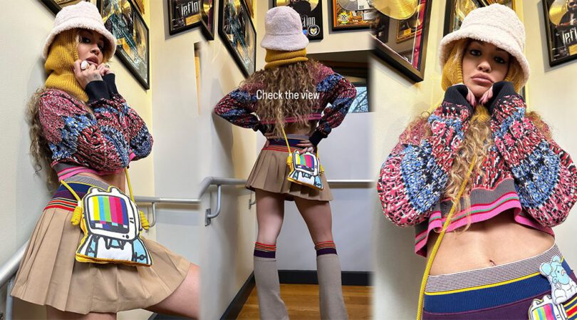 Rita Ora’s Legs Steal the Show in Sexy Mini Skirt Shoot
