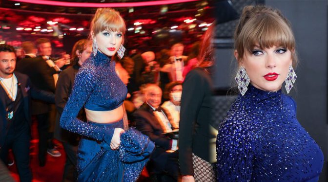 Taylor Swift Beautiful at 65th Grammy Awards in Los Angeles