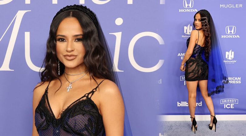Gorgeous Becky G Flaunts Her Legs and Cleavage at Billboard Women In Music 2023