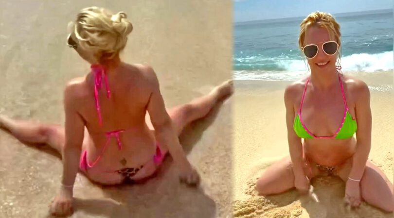 Britney Spears’ Tiny Thong Bikini Beach Video: Watch Her Flaunt Her Sexy Body!