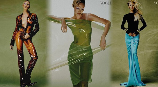 Spectacular Candice Swanepoel Poses in Sheer Outfit for Vogue Brazil