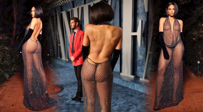 Ciara Expose Ass In G String Thong Panties