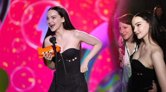 Dove Cameron Turns Heads with Her Sexy Cleavage at the 2023 Kids’ Choice Awards