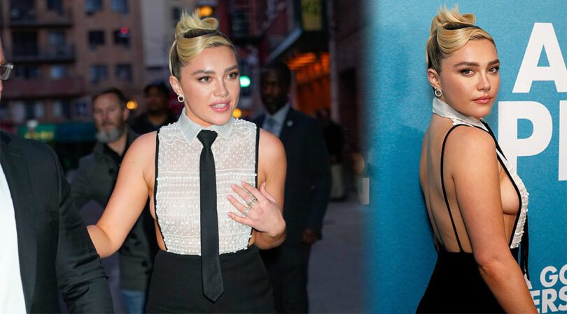 Florence Pugh Steals the Show with Braless Sideboob at A Good Person Movie Premiere in NYC