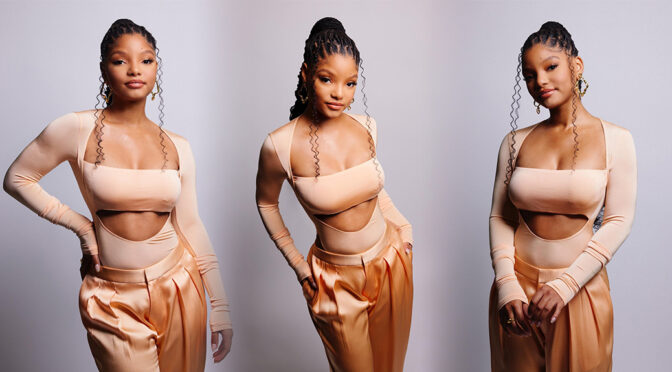 Halle Bailey Stuns in Sexy Portraits: Showing off her Gorgeous Curves and Big Breasts