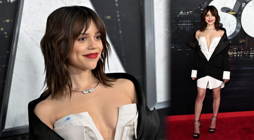 Sexy Jenna Ortega Wows in Braless Outfit at “Scream VI” Premiere