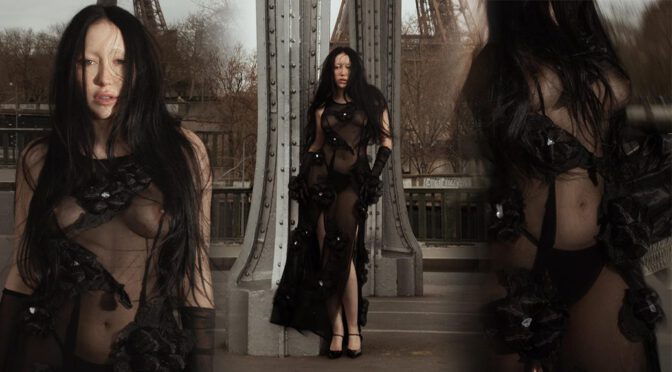 Noah Cyrus Sexy Tits In Transparent Dress