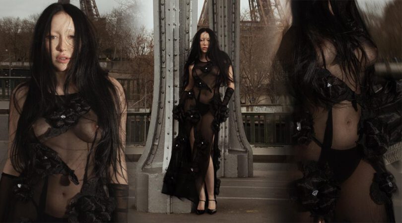 Noah Cyrus Rocks a See-Through Outfit and Braless Look in Amaury Nessaibia’s Paris Photoshoot