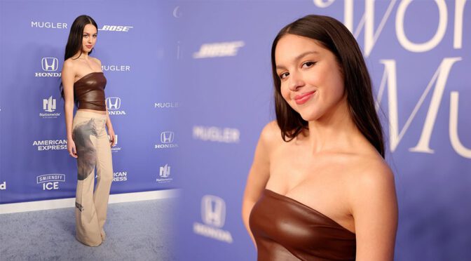 Olivia Rodrigo Flaunts Cleavage in Sexy Tube Top at 2023 Billboard Women In Music Event