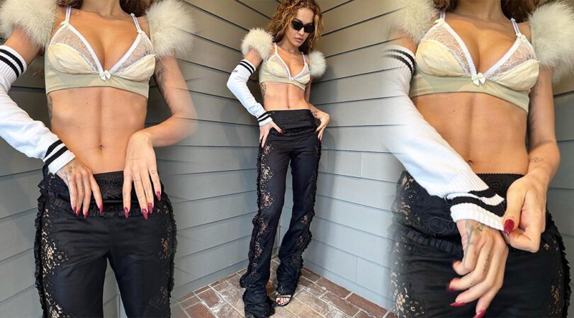 Sultry Rita Ora: Barely-There Top & Toned Physique on Display
