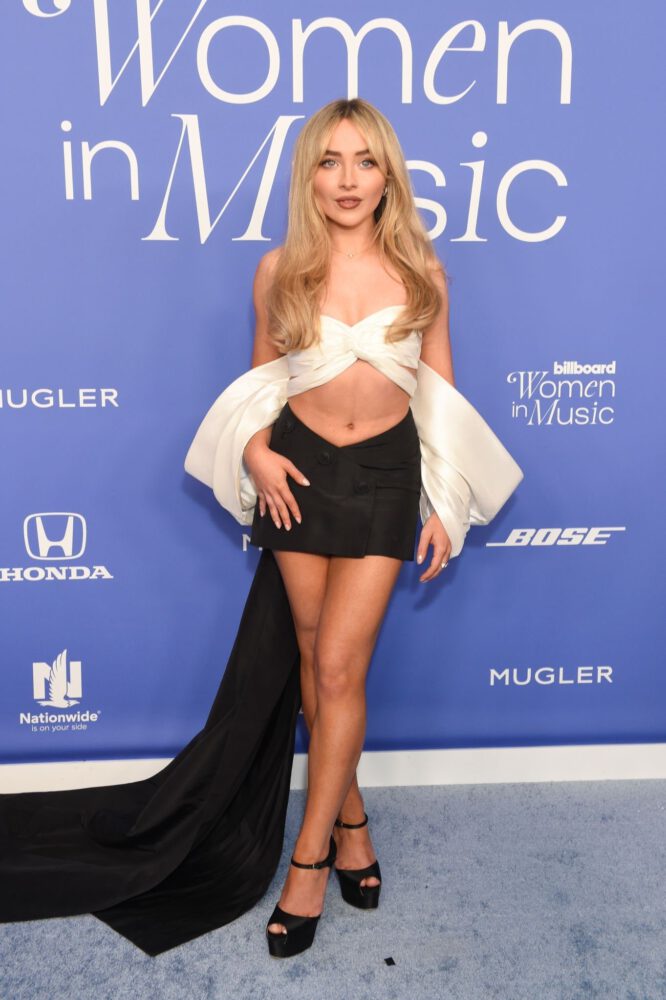 Sabrina Carpenter Women In Music Tiny Top Mini Skirt