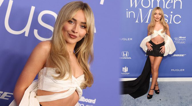 Sabrina Carpenter Rocks Gorgeous Legs in Stunning Outfit at 2023 Women In Music Event