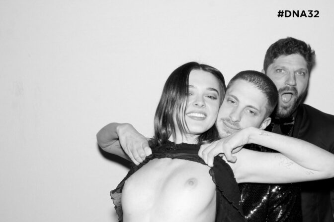 Charlotte Lawrence Topless Boobs Photobooth Pics