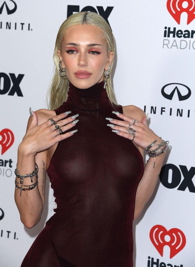 Delilah Belle Hamlin Sheer Dress Boobs Nipples Iheartradio