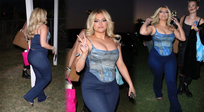 Bebe Rexha Flaunts Cleavage and Booty at Coachella 2023!