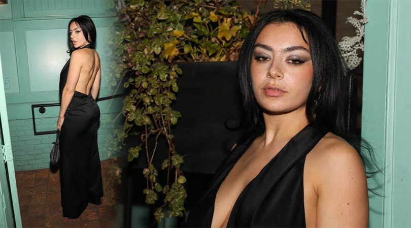 Charli XCX Stuns in Sultry Black Dress at West Hollywood Agent Provocateur Event