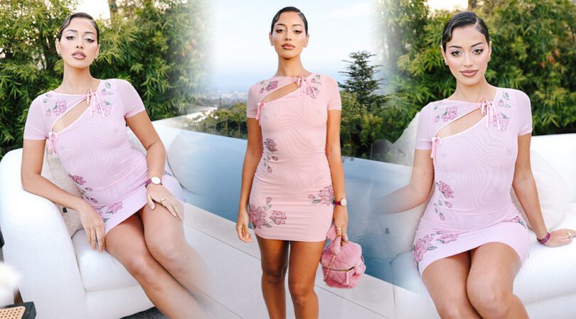 Braless Beauty: Cindy Kimberly Flaunts Nipples and Legs in Sizzling REVOLVE Anniversary Dinner Look