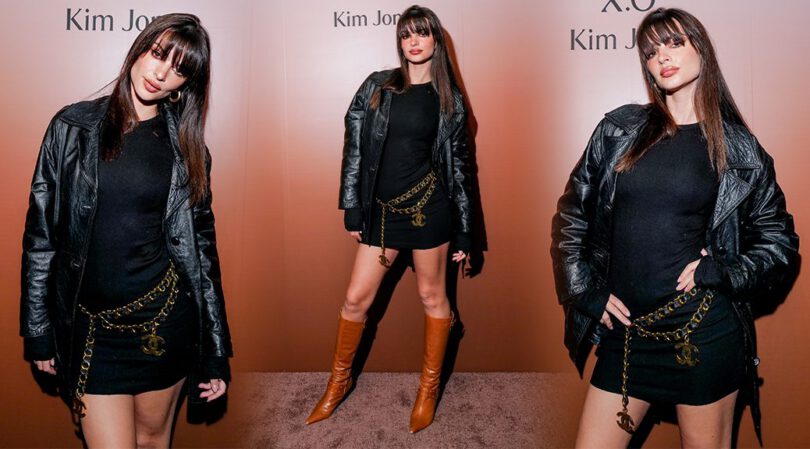 Emily Ratajkowski Rocks Sexy Look at Hennessy X.O x Kim Jones X.O Lab’ Pop-Up in New York City