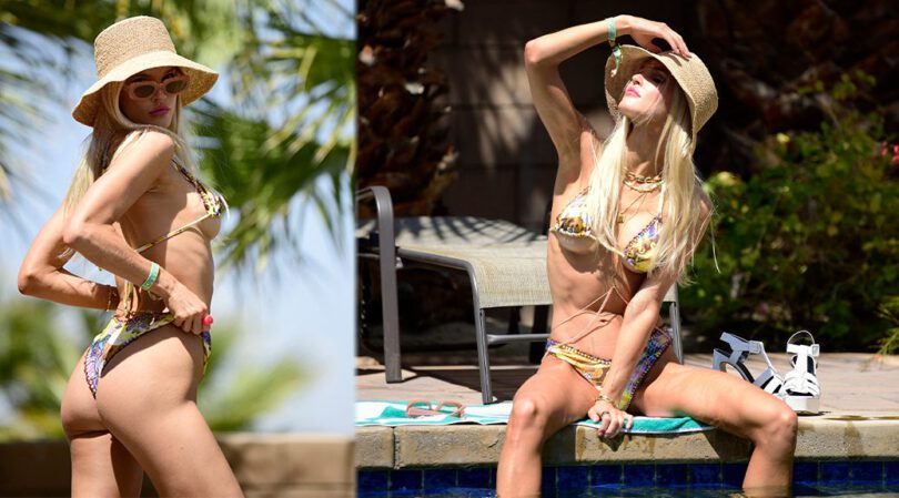 Joy Corrigan Rocks Coachella in Skimpy Bikini – See Her Sexy Boobs and Ass!