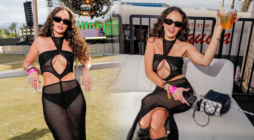 Madison Pettis Flaunts Spectacular Boobs and Ass at the 2023 REVOLVE Festival in Thermal