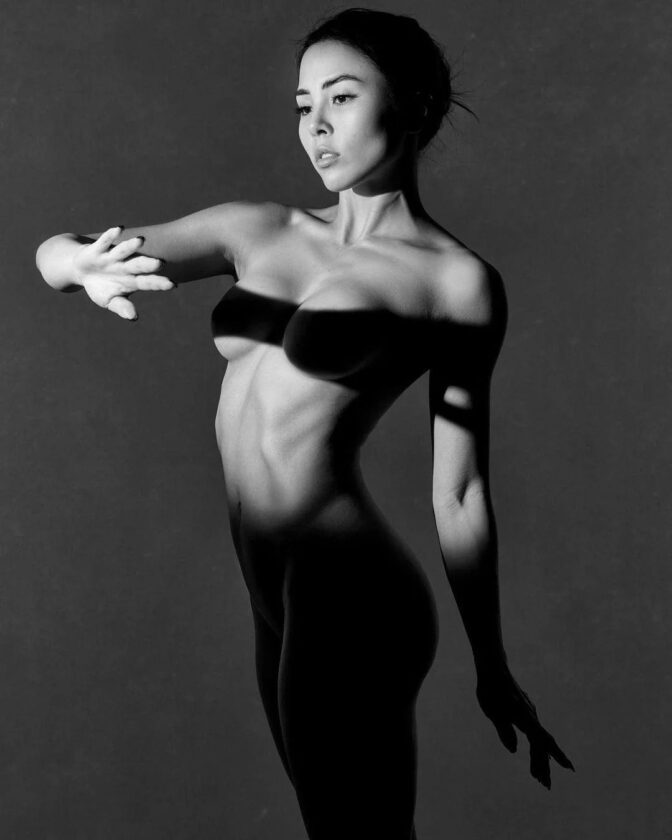 Anna Akana Nude Black White Photo Shoot