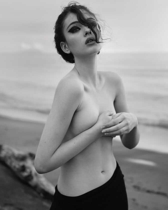 Deva Cassel Topless Nicholas Fols Photoshoot