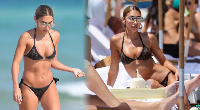 Chantel Jeffries Flaunts Her Perfect Breasts in a Stunning Miami Beach Bikini Shoot