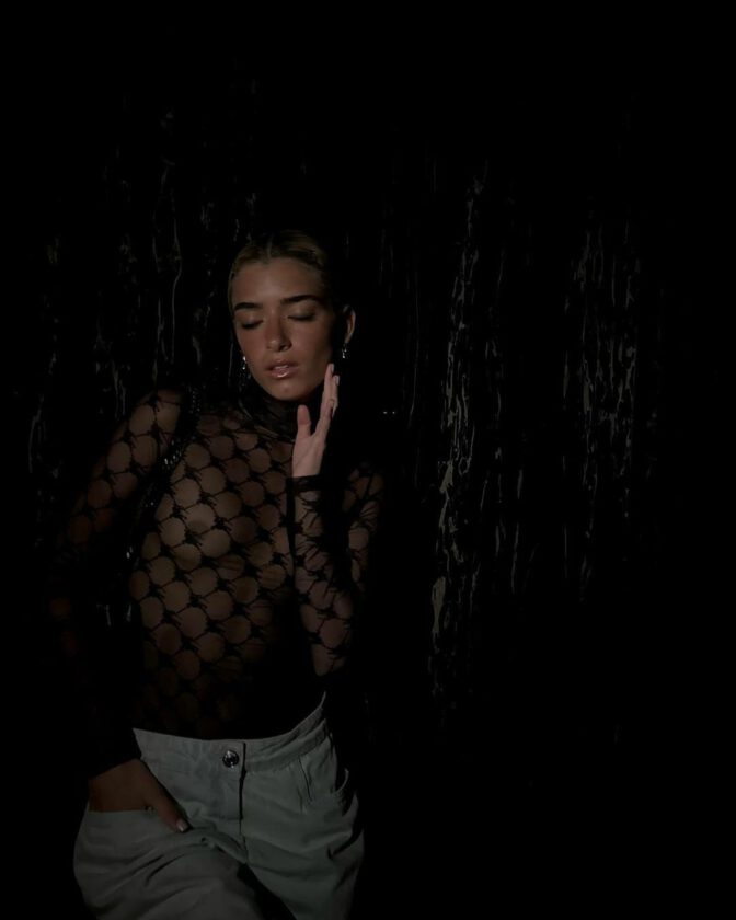 Dixie Damelio See Through Shirt Boobs Nipples