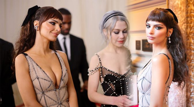 Emily Ratajkowski Flaunts Her Jaw-Dropping Breasts at 2023 Met Gala