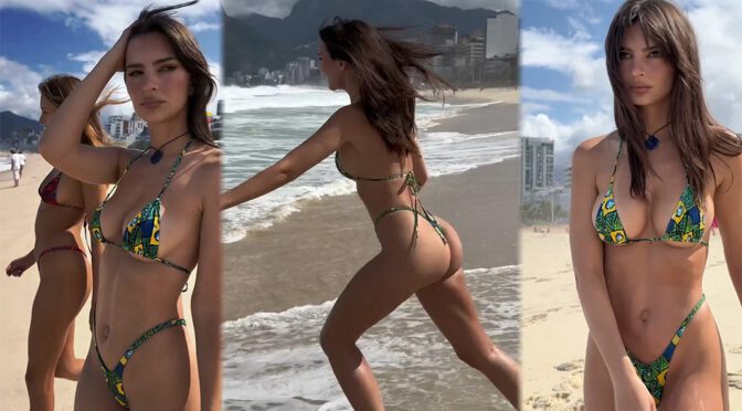 Emily Ratajkowski Stunning Boobs And Ass