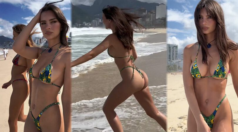 Bikini Goddess Alert! Emily Ratajkowski Sets Hearts Racing with Her Perfect Figure
