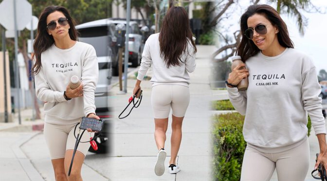 Eva Longoria’s Bootylicious Encounter: Scintillating Leggings Leave Nothing to Imagination