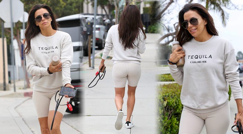 Eva Longoria’s Bootylicious Encounter: Scintillating Leggings Leave Nothing to Imagination