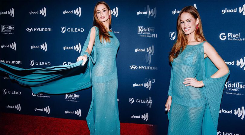 Breathtaking Sheer Fashion: Haley Kalil Stuns in See-Through Dress at 34th Annual GLAAD Media Awards