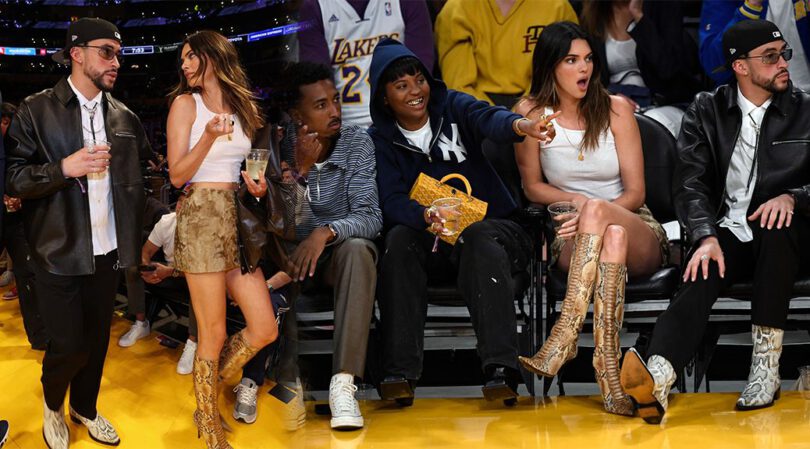Legs for Days: Kendall Jenner Rocks Mini Skirt and Boots at LA NBA Game