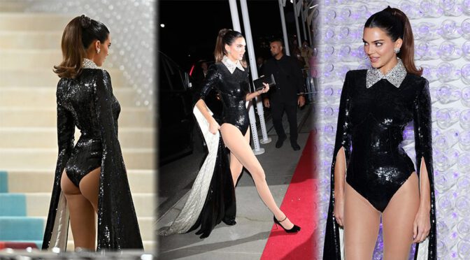 Legs and Ass Take Center Stage: Kendall Jenner Rocks Sexy Outfits at the Met Gala