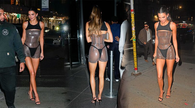 Spectacular Kendall Jenner Shows Off Her Body in Thong Panties at ApresMET Met Gala After-Party